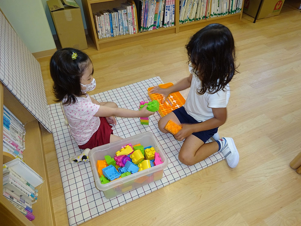 預かり保育写真